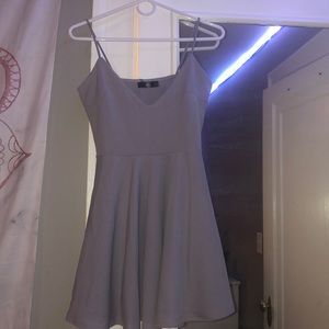 SIZE MEDIUM GREY SCUBA SKATER DRESS(never worn)